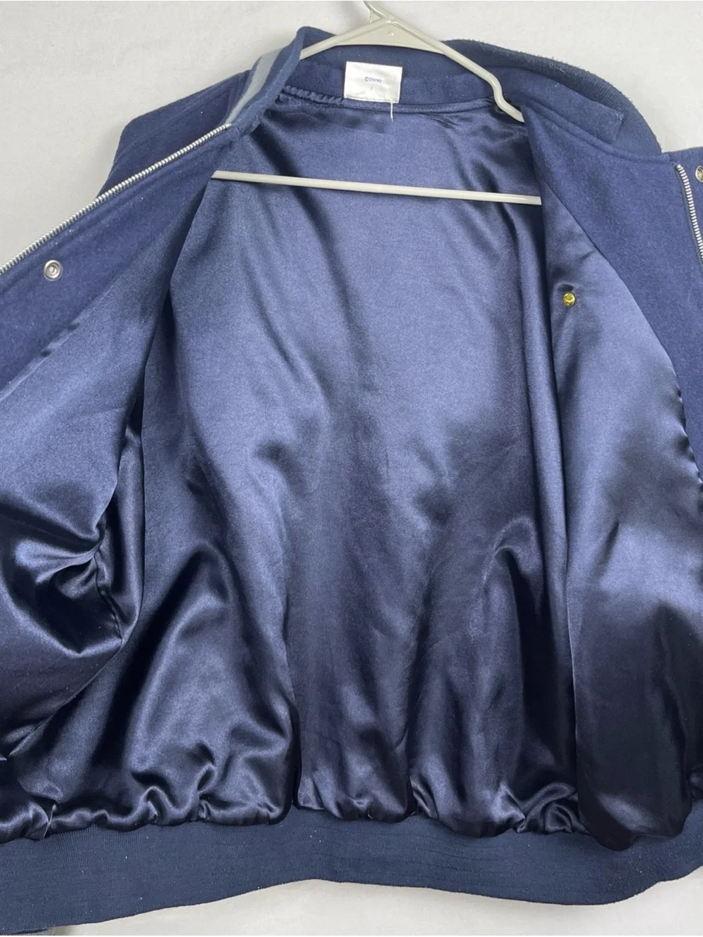 Disneyland Resort 55th Anniversary Jacket Men’s Large Wool Bomber Mickey Mouse